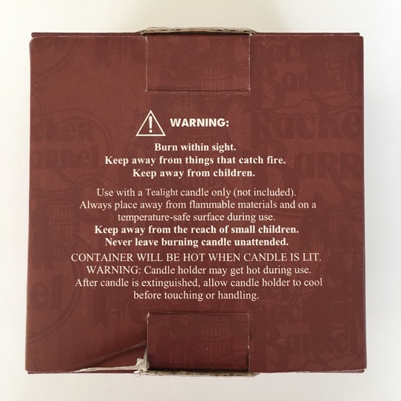 Cracker Barrel Family Traditions Ceramic Red Flower Tealight Holder - Picture 9 of 12